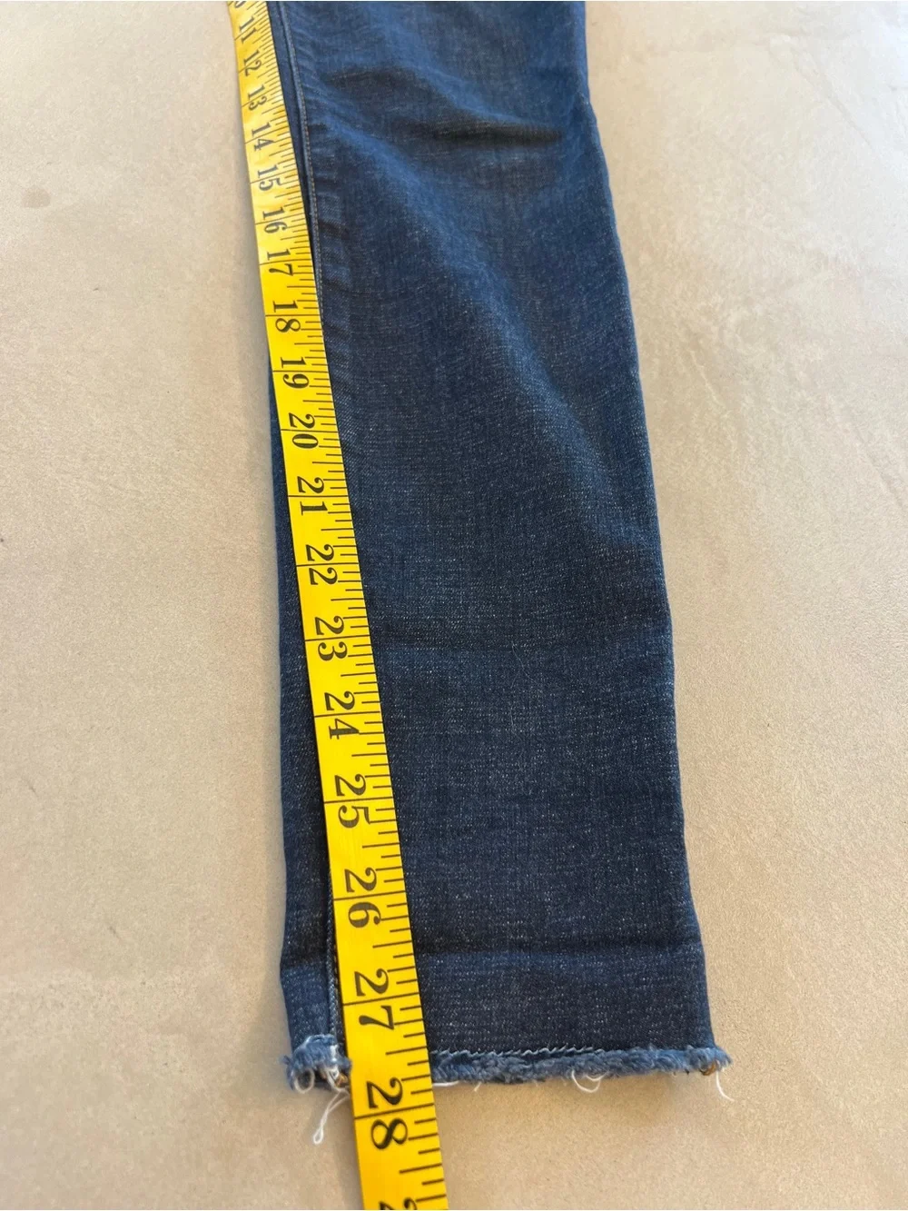 FRAME Le High Skinny High Waist Jeans - Dark Indigo size 24 - Picture 14 of 14